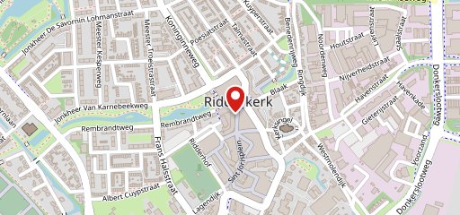 Bakkerij Ridderkerk auf Karte
