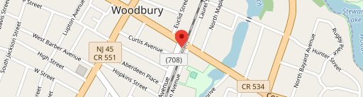 Woodbury Station Cafe en el mapa