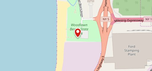 Woodlawn Beach & Tiki Bar on map