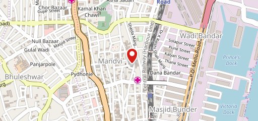 Yemeni restaurant on map