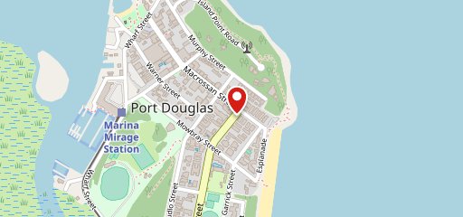 Zinc Port Douglas en el mapa