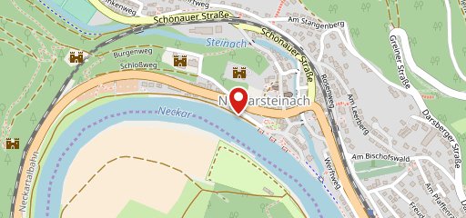 Restaurant "Zum Schiff" Neckarsteinach on map