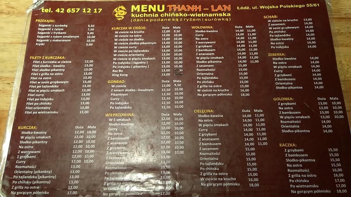 Thanh Lan Pub Bar Lodz Restaurant Reviews