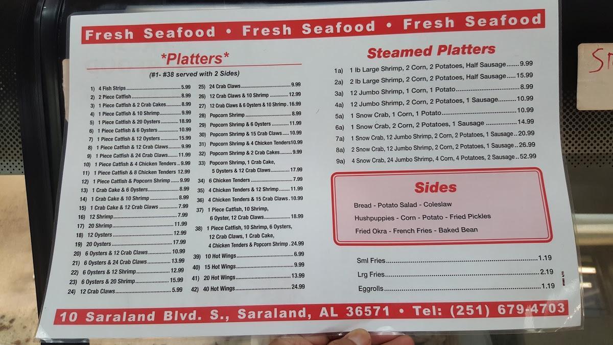 seafood saraland
