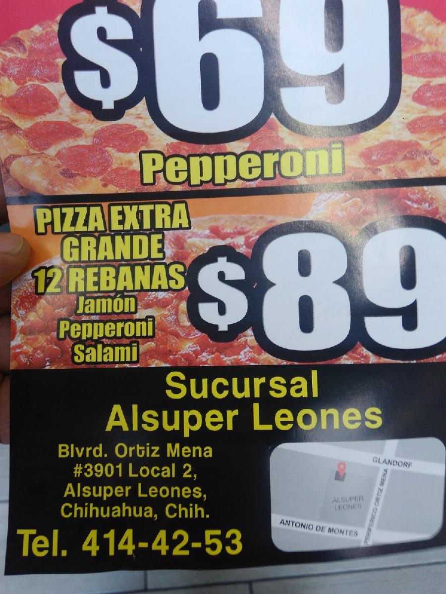 Restaurante Pizzas Lalin Leones, Chihuahua, Alsuper Leones - Opiniones del  restaurante
