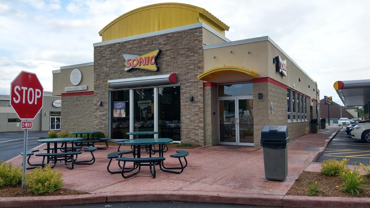 Menu at Sonic Drive-In fast food, North Syracuse, Brewerton Rd