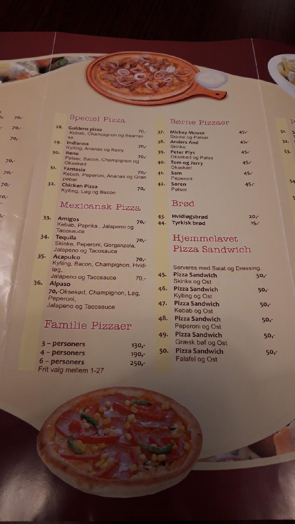 Goldens Pizza og v/Mostafa Beheshti - Restaurant reviews