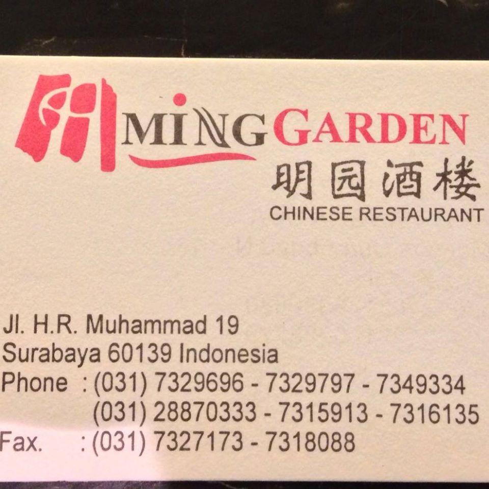 Ming Garden Restaurant Surabaya Restaurant Reviews