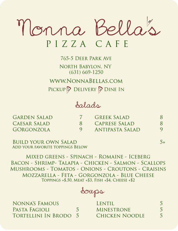 Nonna Bella S In North Babylon Restaurant Menu And Reviews
