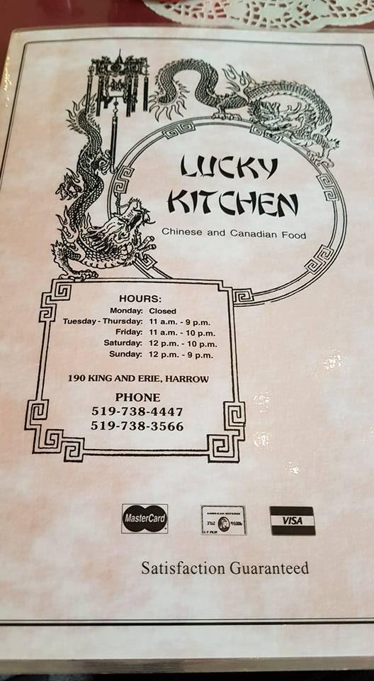Lucky Kitchen Restaurant In Amherstburg