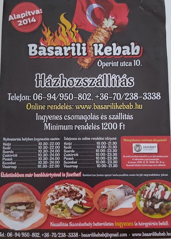 Basarili Kebab Szombathely Szép Kártya