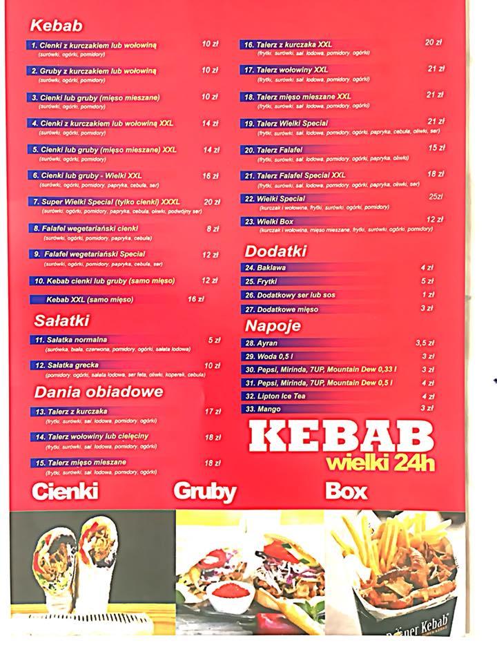 Kebab Wielki 24h Restaurant Nowe Miasto Lubawskie Restaurant Reviews