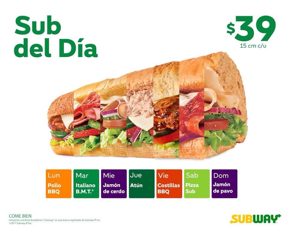 Subway restaurant, City, Eje Central Lázaro Cárdenas # 911 - Restaurant menu and reviews
