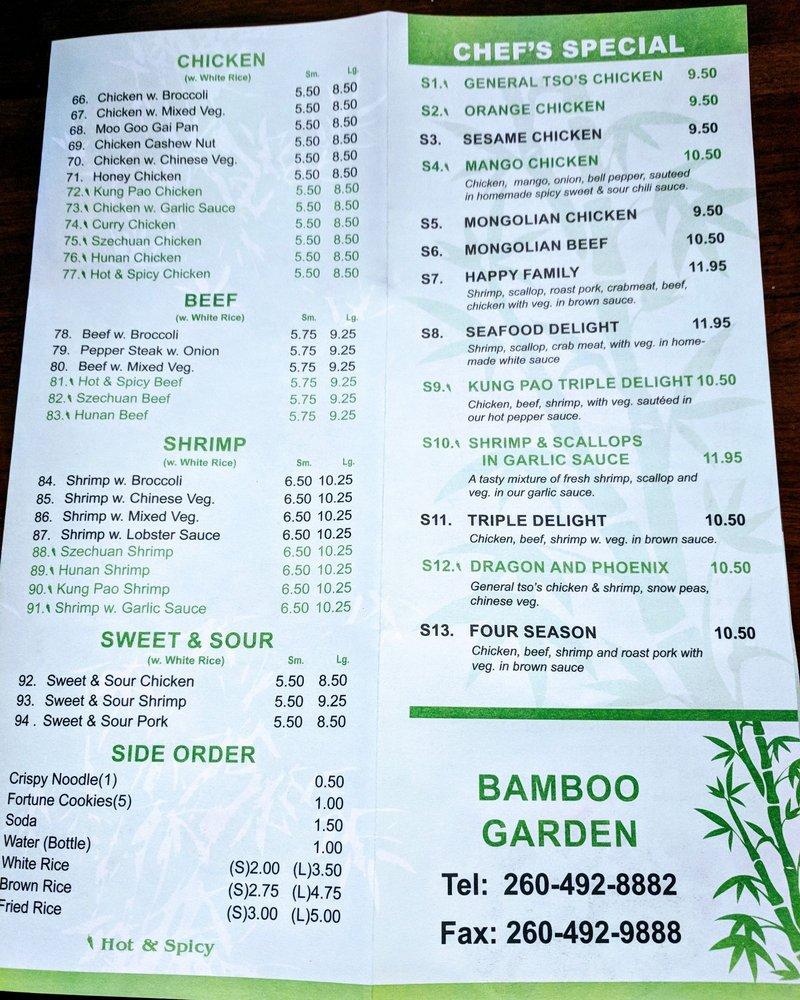 Bamboo Garden In Fort Wayne Restaurant Reviews