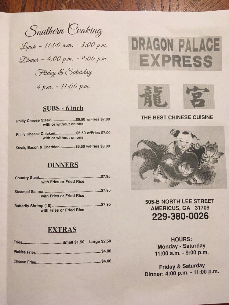 Dragon Palace In Americus Restaurant Reviews