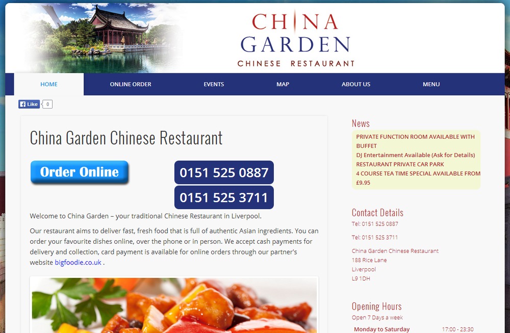 China Garden 188 Rice Ln In Liverpool Restaurant Menu And Reviews