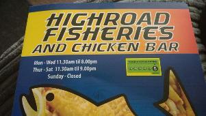 High Road Fisheries and Pizza Bar