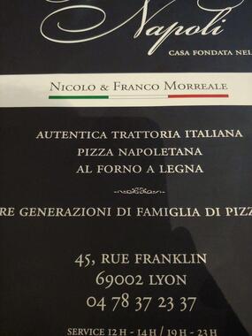 Pizzeria Napoli Chez Nicolo & Franco Morreale
