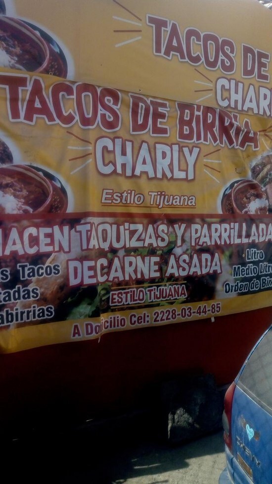Tacos de Birria Charly estilo Tijuana restaurant, Puebla City