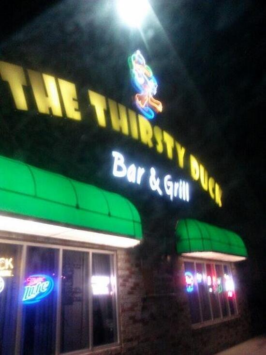 Menu at Thirsty Duck pub & bar, Sioux Falls.