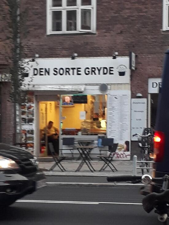 logik Omkostningsprocent Demon Play Menu at Den Danske Gryde fast food, Copenhagen, Amagerbrogade 14