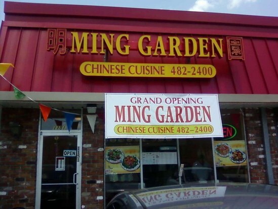 Menu At Ming Garden Restaurant New Orleans